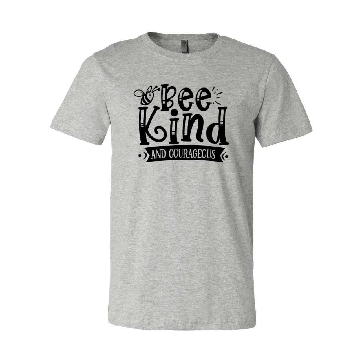 Be Kind and Courageous T-shirt in various colors, showcasing its soft fabric and stylish design.