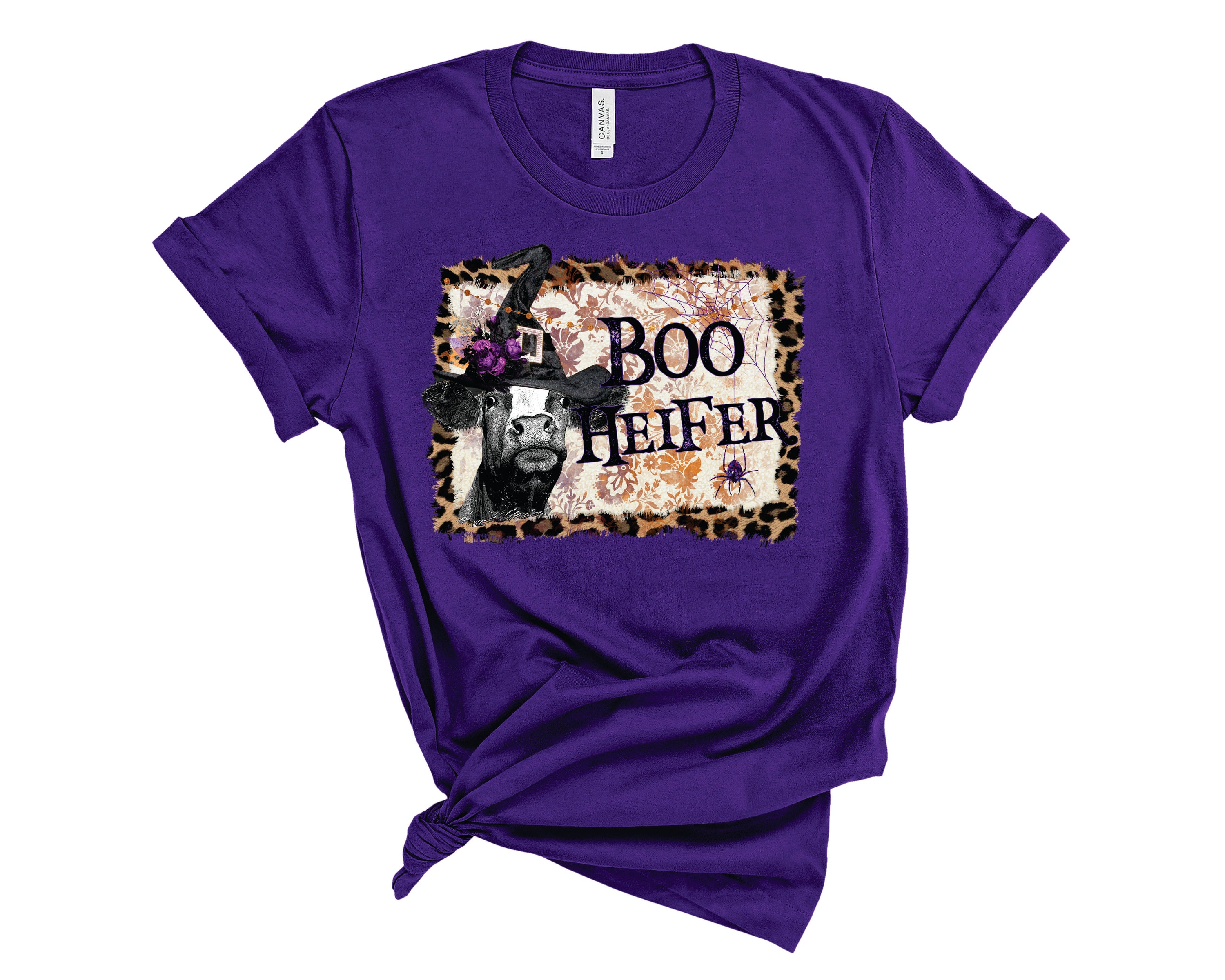 Boo Heifer Graphic Tee featuring a unique design on a soft unisex t-shirt.