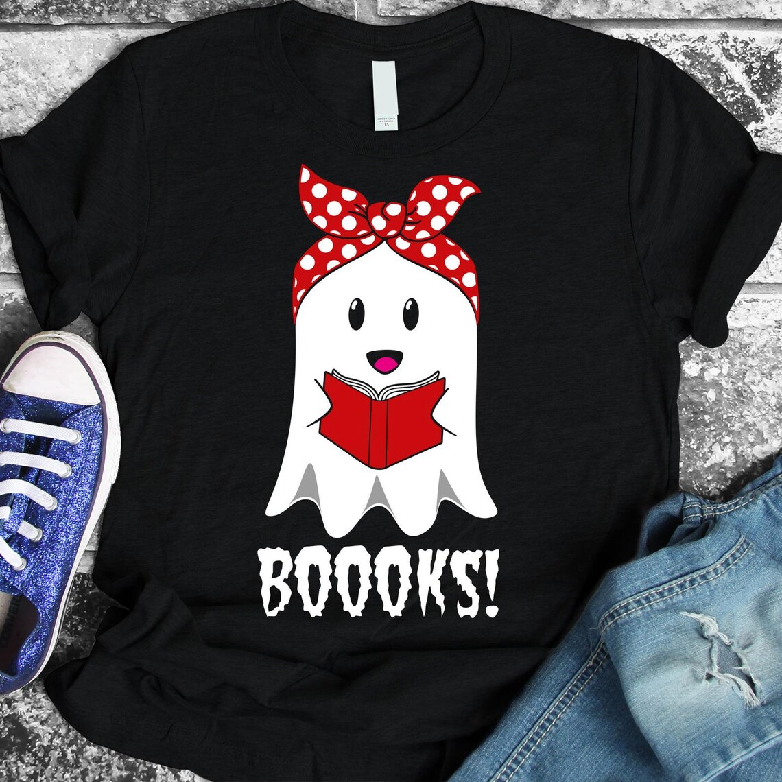 Boooks T-shirt made of premium ring spun cotton with a soft feel and high-quality flex print design.
