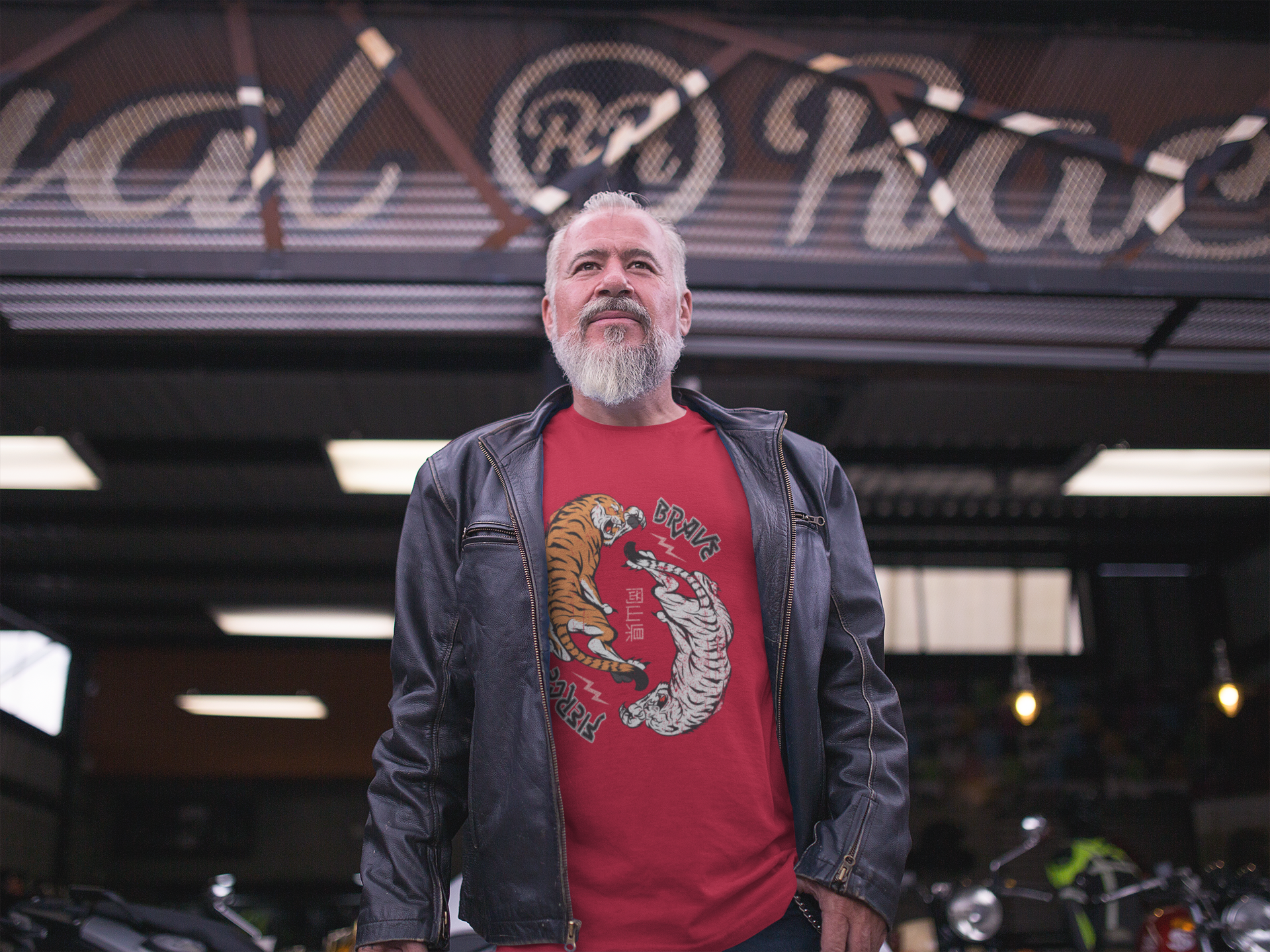 Brave and Fierce Unisex T-shirt featuring vibrant direct-to-garment printing on soft fabric.