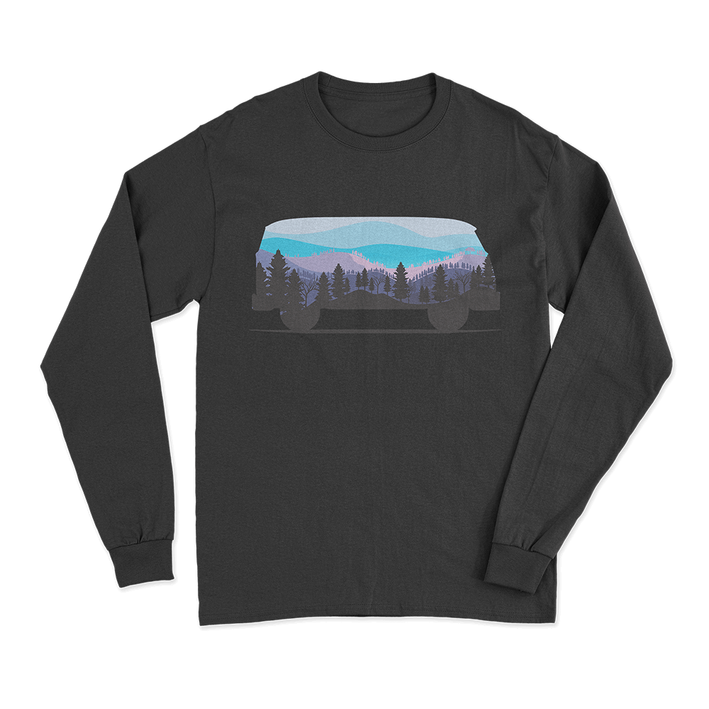 A stylish Camper Men Long Sleeve Shirt featuring a non-topstitched collar and double-needle sleeves, perfect for casual and formal occasions.