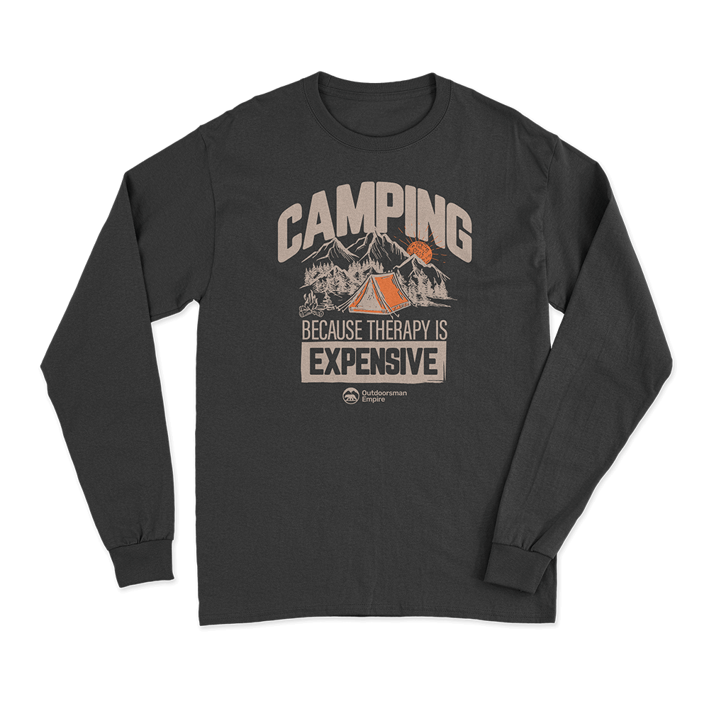 Men's long sleeve camping shirt in midweight fabric, featuring a stylish design and durable construction, perfect for outdoor activities.