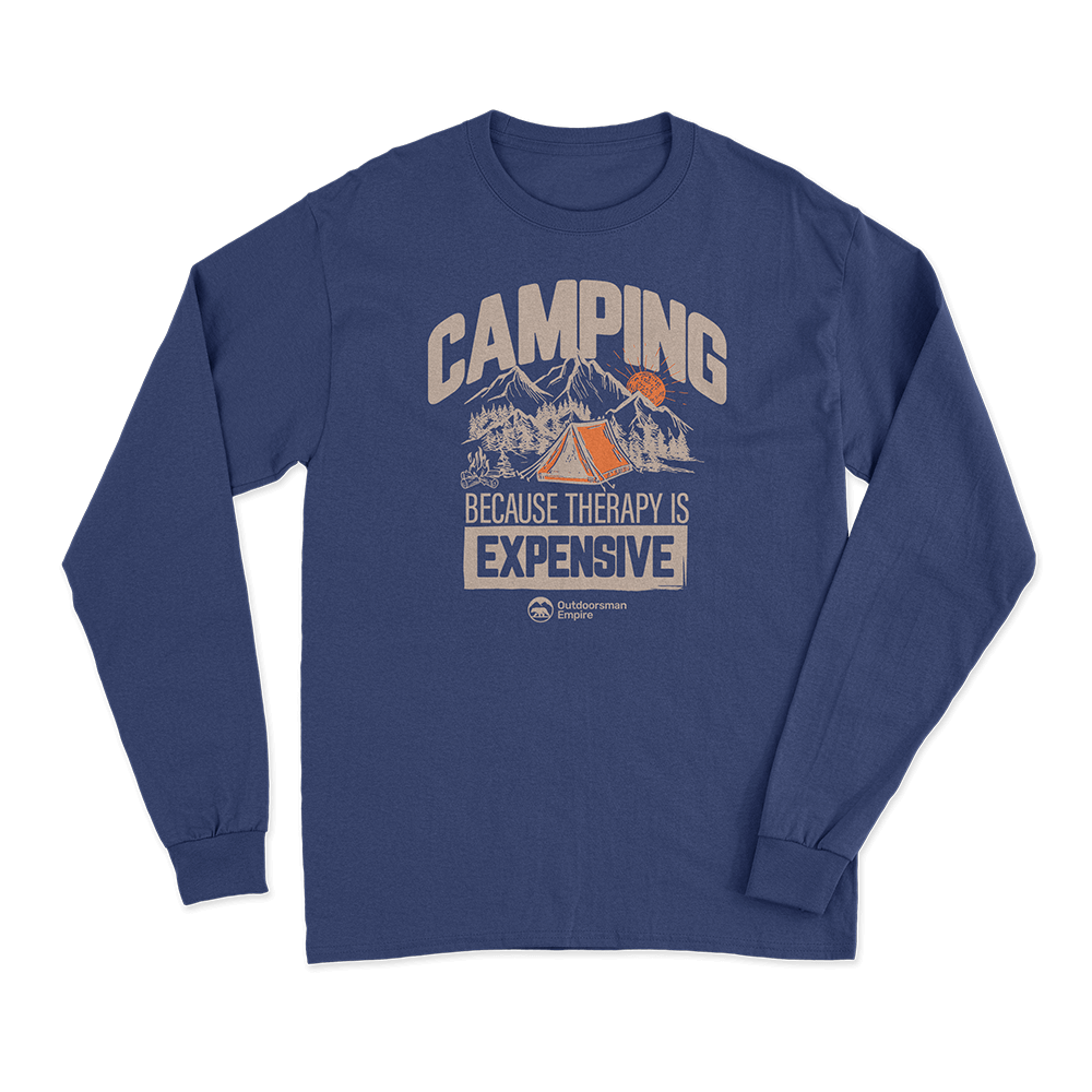 Men's long sleeve camping shirt in midweight fabric, featuring a stylish design and durable construction, perfect for outdoor activities.