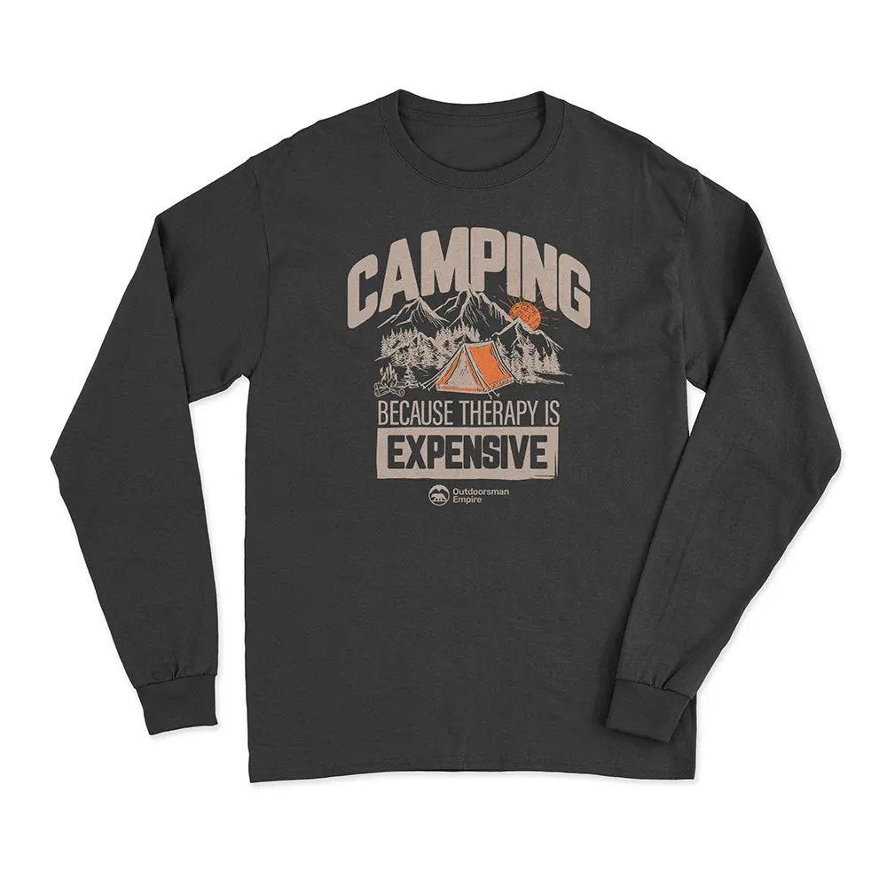 Men's long sleeve camping shirt in midweight fabric, featuring a stylish design and durable construction, perfect for outdoor activities.