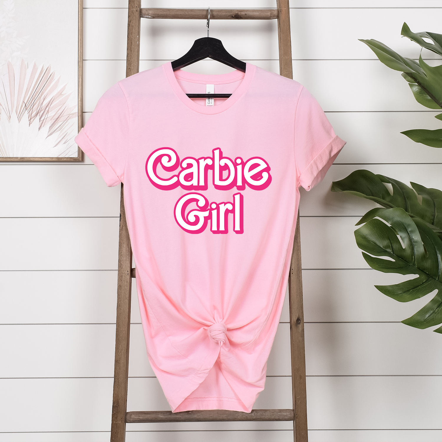 Carbie Girl Unisex T-shirt featuring vibrant DTG printed design, showcasing a stylish and comfortable fit for all.