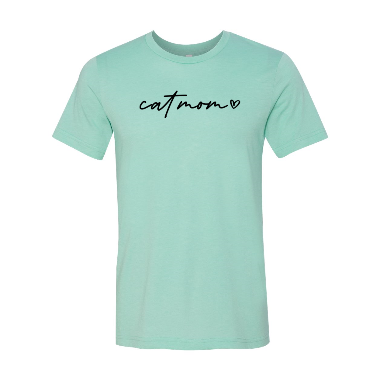 A comfortable unisex Catmom Shirt made from soft ring spun cotton, featuring a stylish design and available in multiple colors.