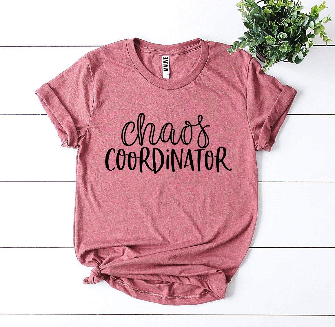 Chaos Coordinator T-shirt made of premium ring spun cotton with a stylish design and high-quality print.