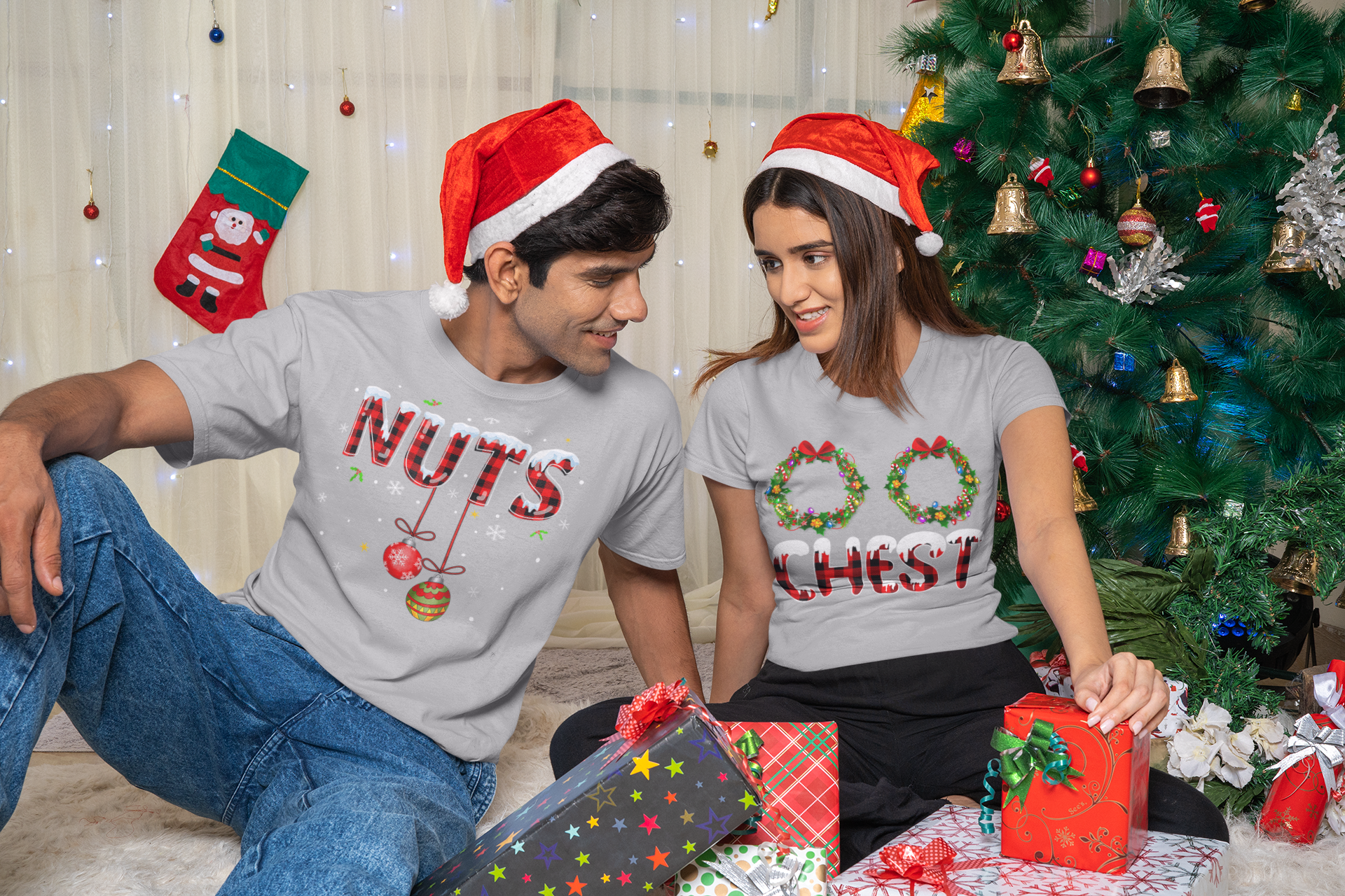 Chest Nuts T-shirt featuring vibrant DTG printed design on soft fabric, perfect for casual wear.