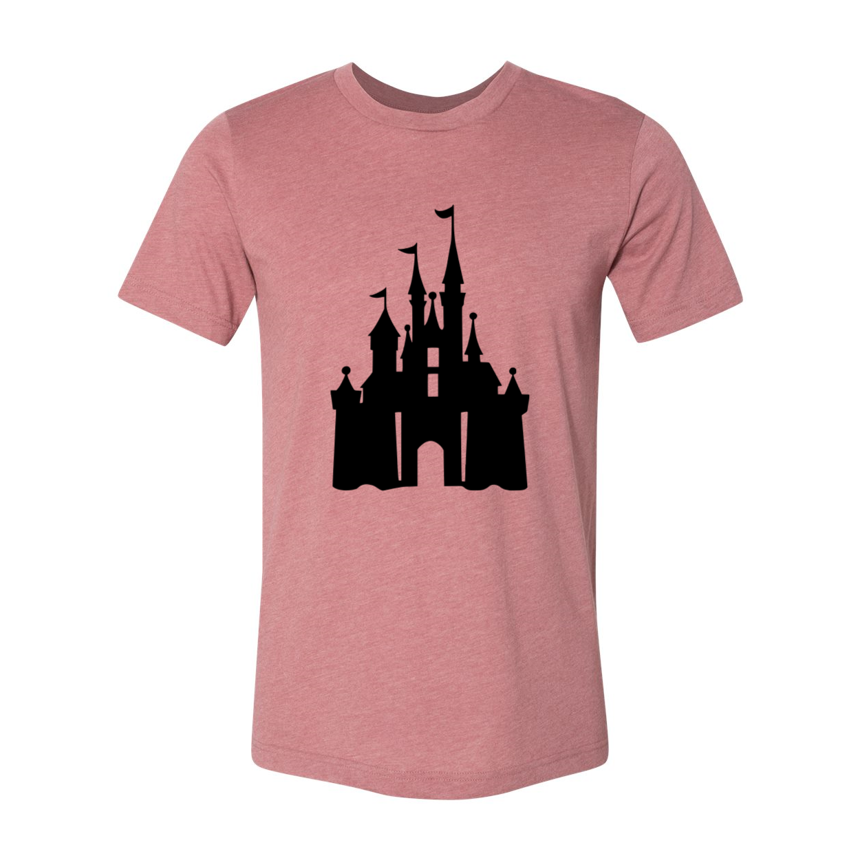 A comfortable unisex Disney Land Shirt in various colors, showcasing its soft fabric and classic crew neck design.