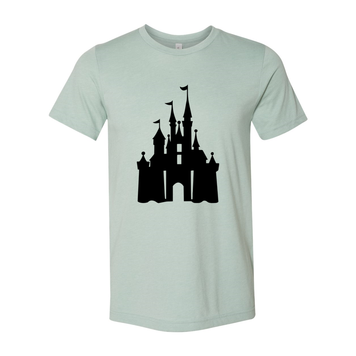 A comfortable unisex Disney Land Shirt in various colors, showcasing its soft fabric and classic crew neck design.
