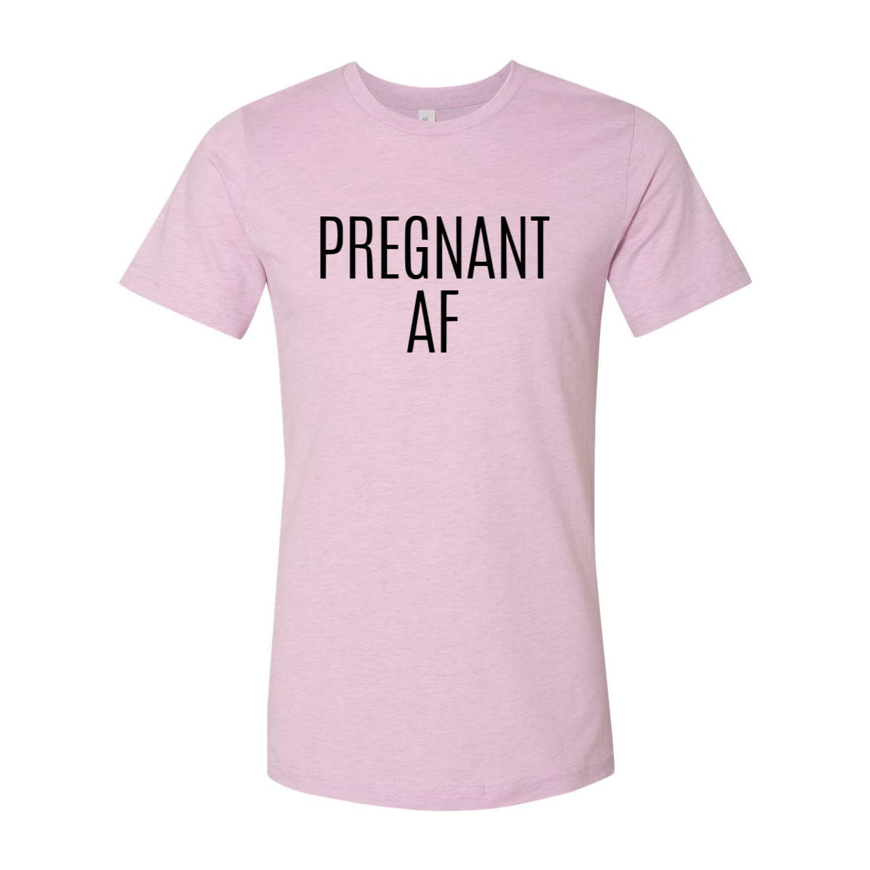 DT0151 Pregnant AF Shirt in various colors, showcasing its soft fabric and stylish design, perfect for expecting mothers.