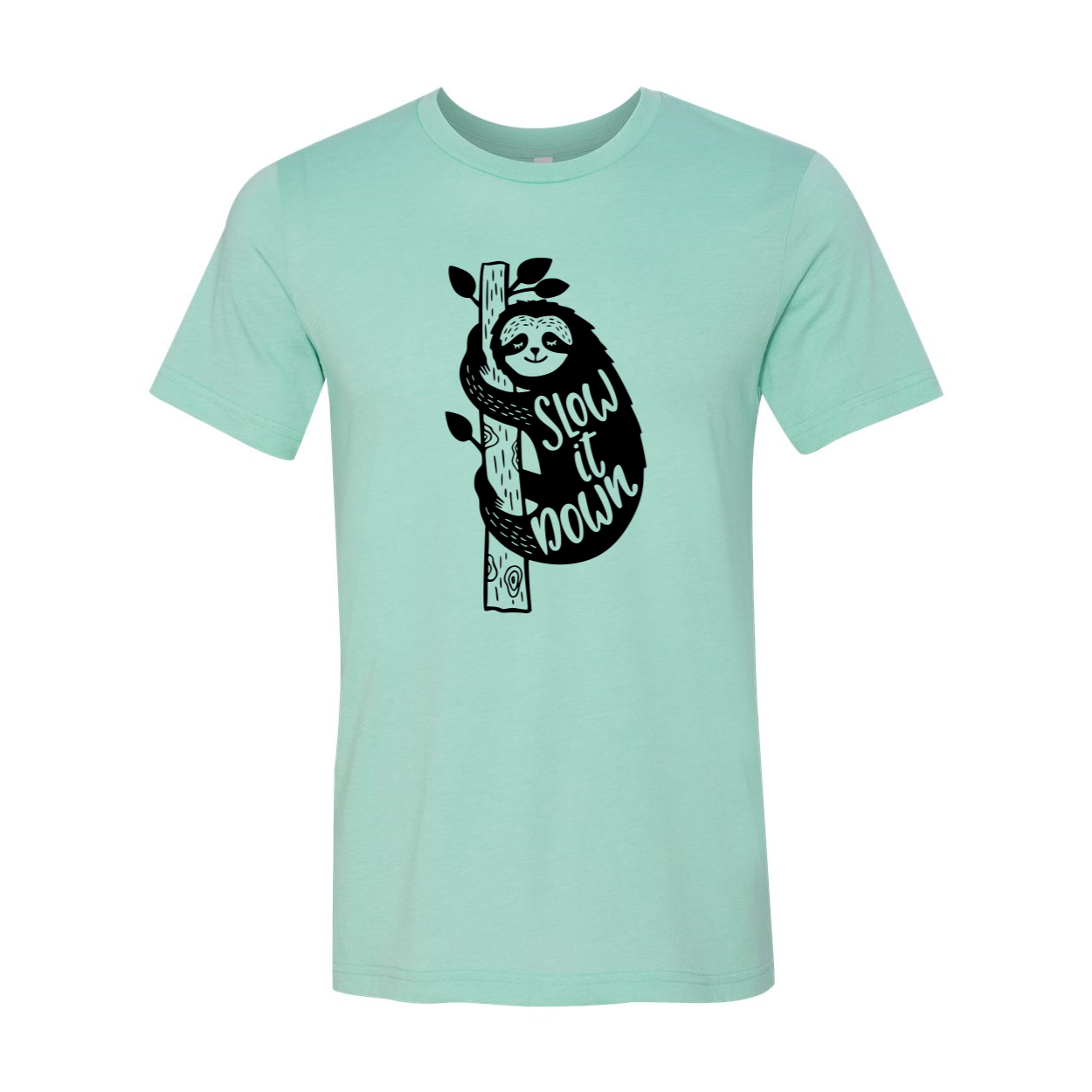 DT0173 Slow It Down Shirt in various colors, showcasing its soft fabric and classic crew neck design.