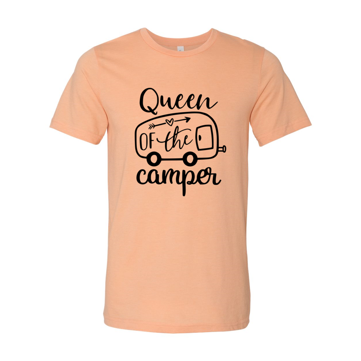 DT0224 Queen Of The Camper Shirt in various colors, showcasing its soft fabric and unisex design.