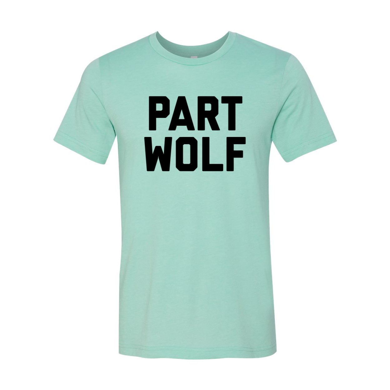 DT0524 Part Wolf Shirt in various colors, showcasing its soft fabric and classic crew neck design.