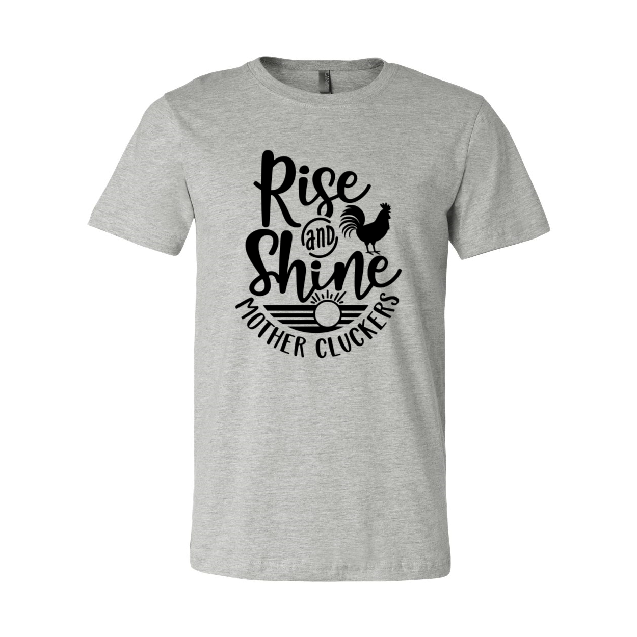DT0866 Rise And Shine Mother Cluckers unisex T-shirt in various colors, showcasing its soft fabric and stylish design.