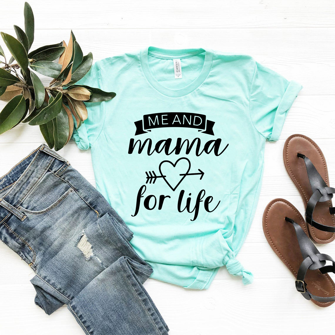 DT0895 Me and Mama for life unisex T-shirt in various colors, showcasing its soft fabric and stylish design.