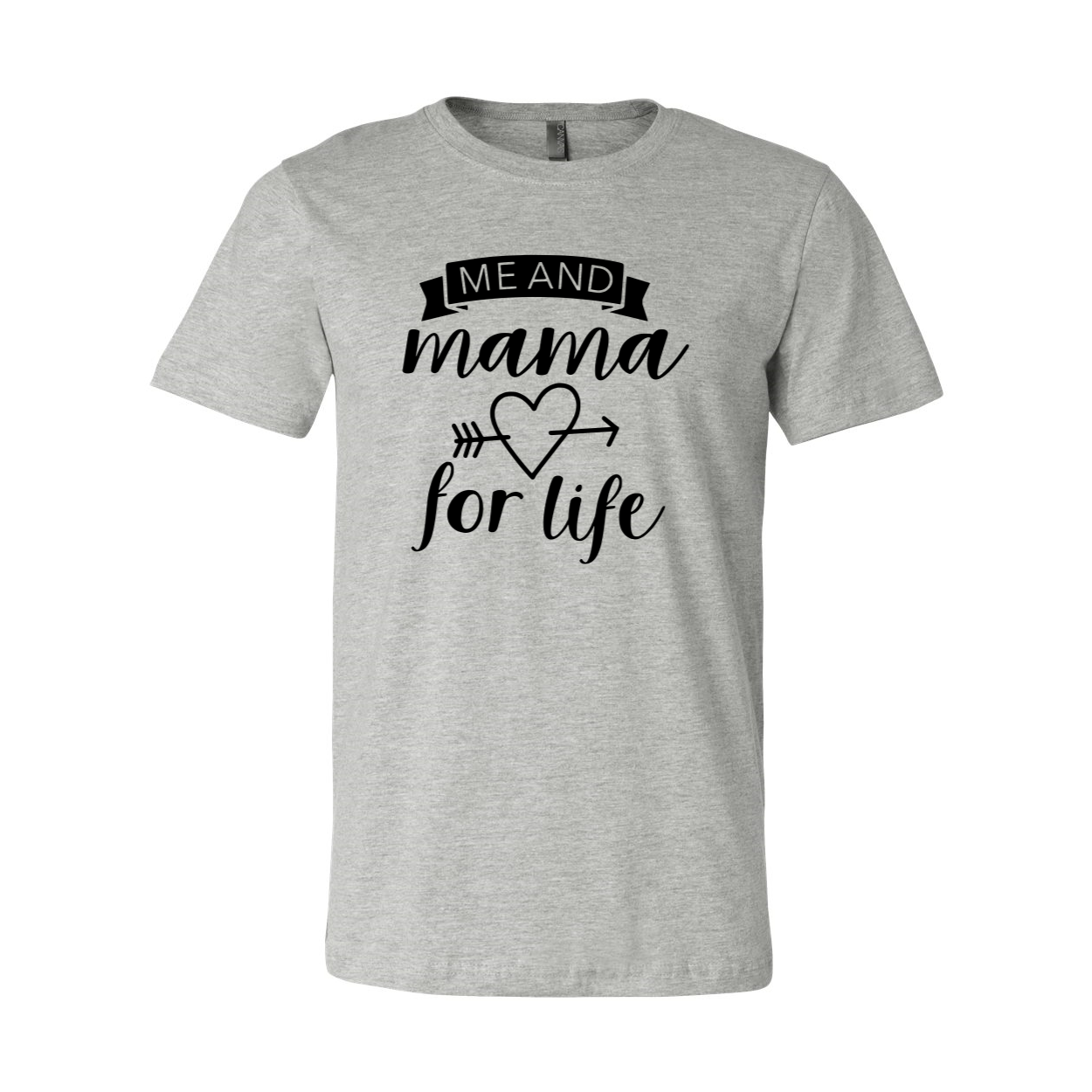DT0895 Me and Mama for life unisex T-shirt in various colors, showcasing its soft fabric and stylish design.