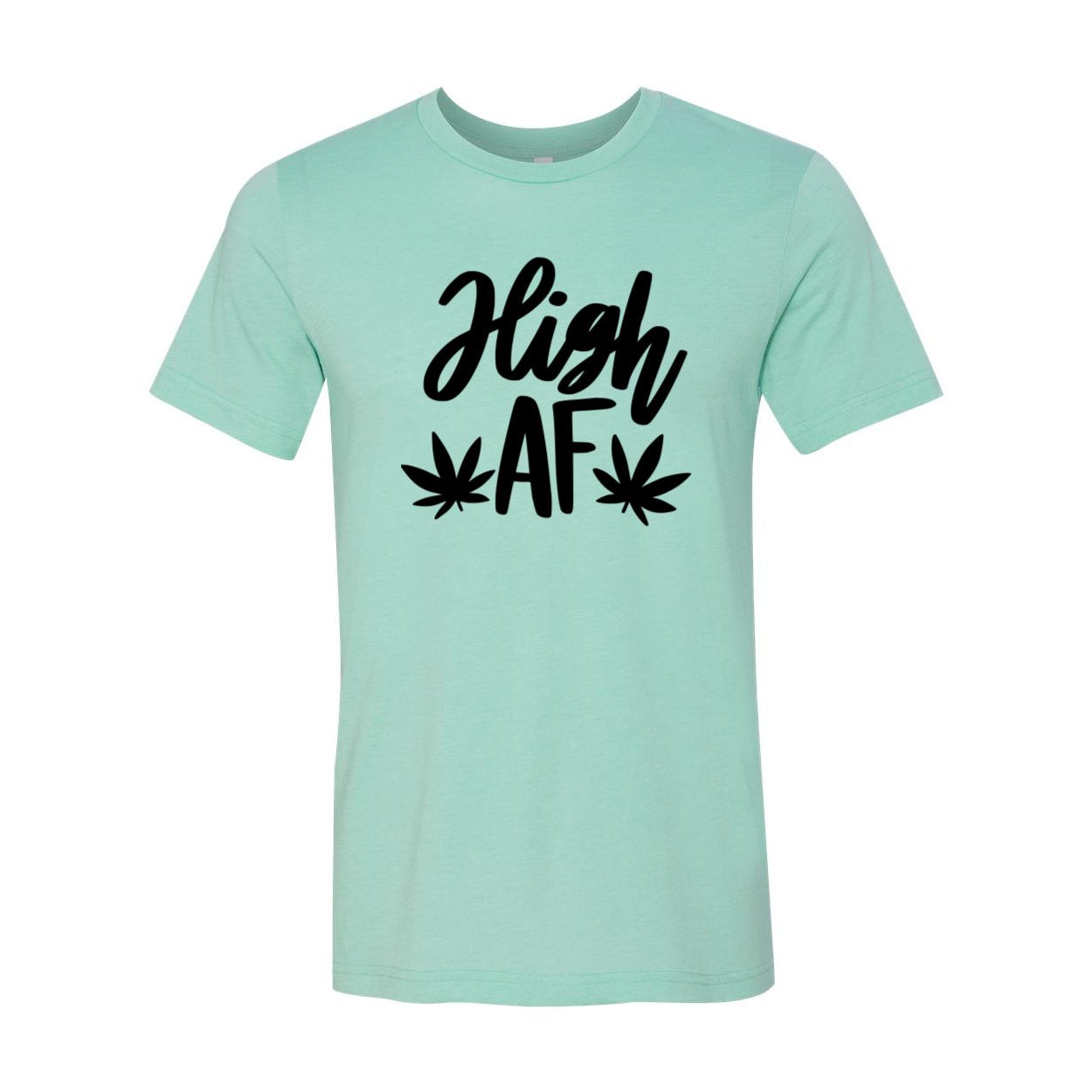 DT0940 High Af Shirt in various colors, showcasing its soft fabric and stylish design.