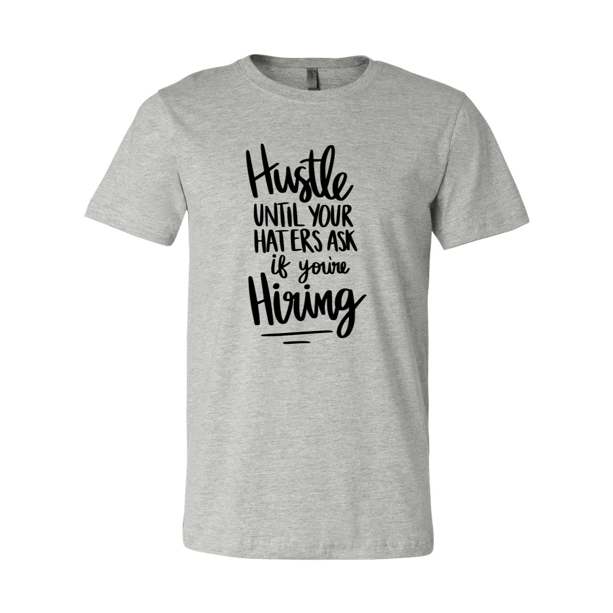 DT0945 Hustle Unisex T-shirt in various colors, showcasing its soft fabric and modern fit.