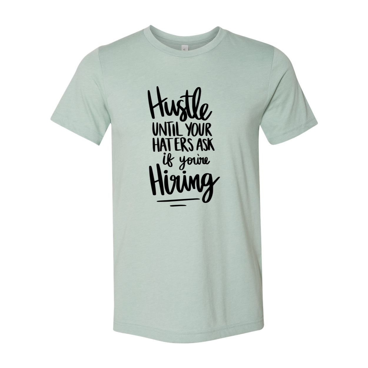 DT0945 Hustle Unisex T-shirt in various colors, showcasing its soft fabric and modern fit.