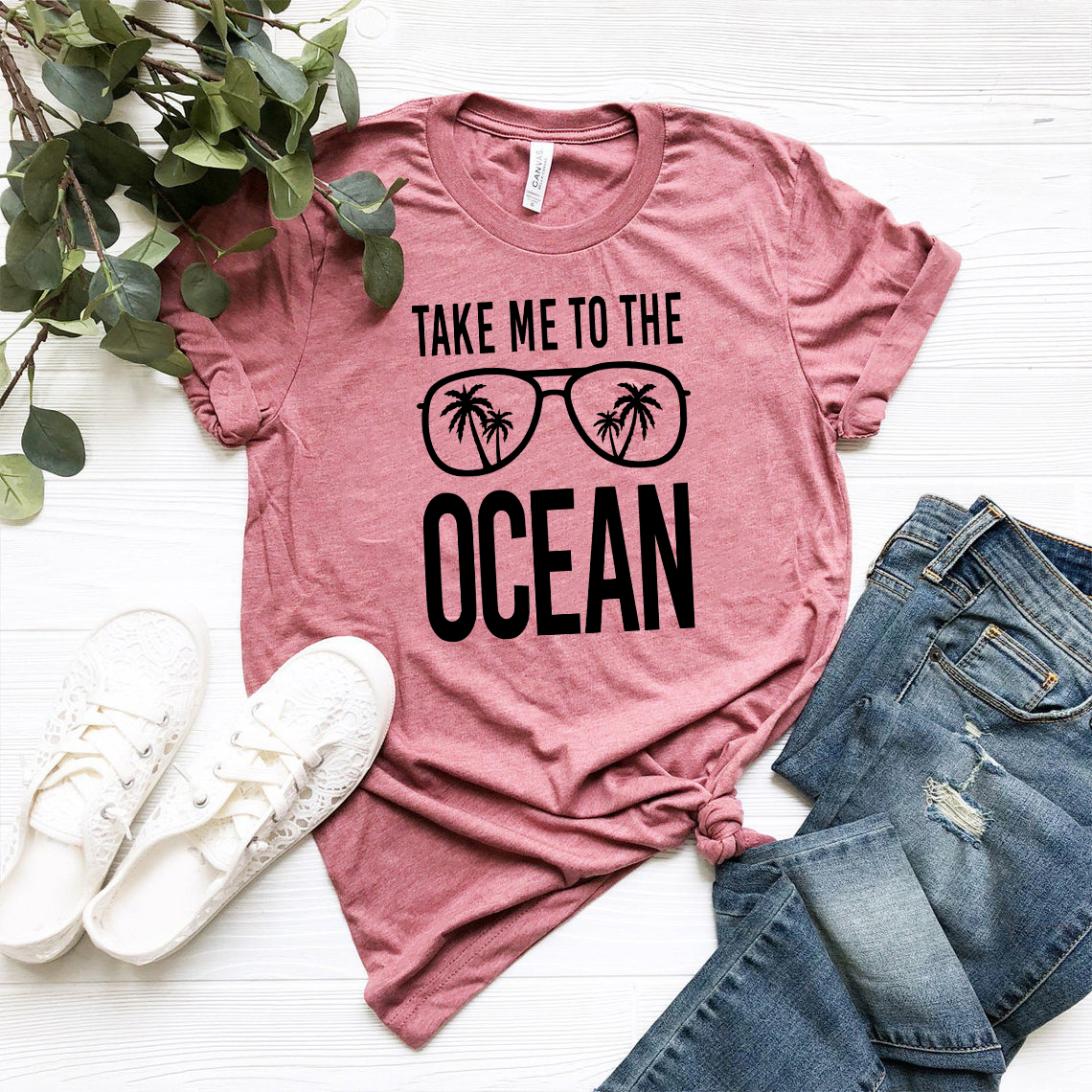 DT0974 Take Me To The Ocean Shirt in various colors, showcasing its comfortable fabric and stylish design.