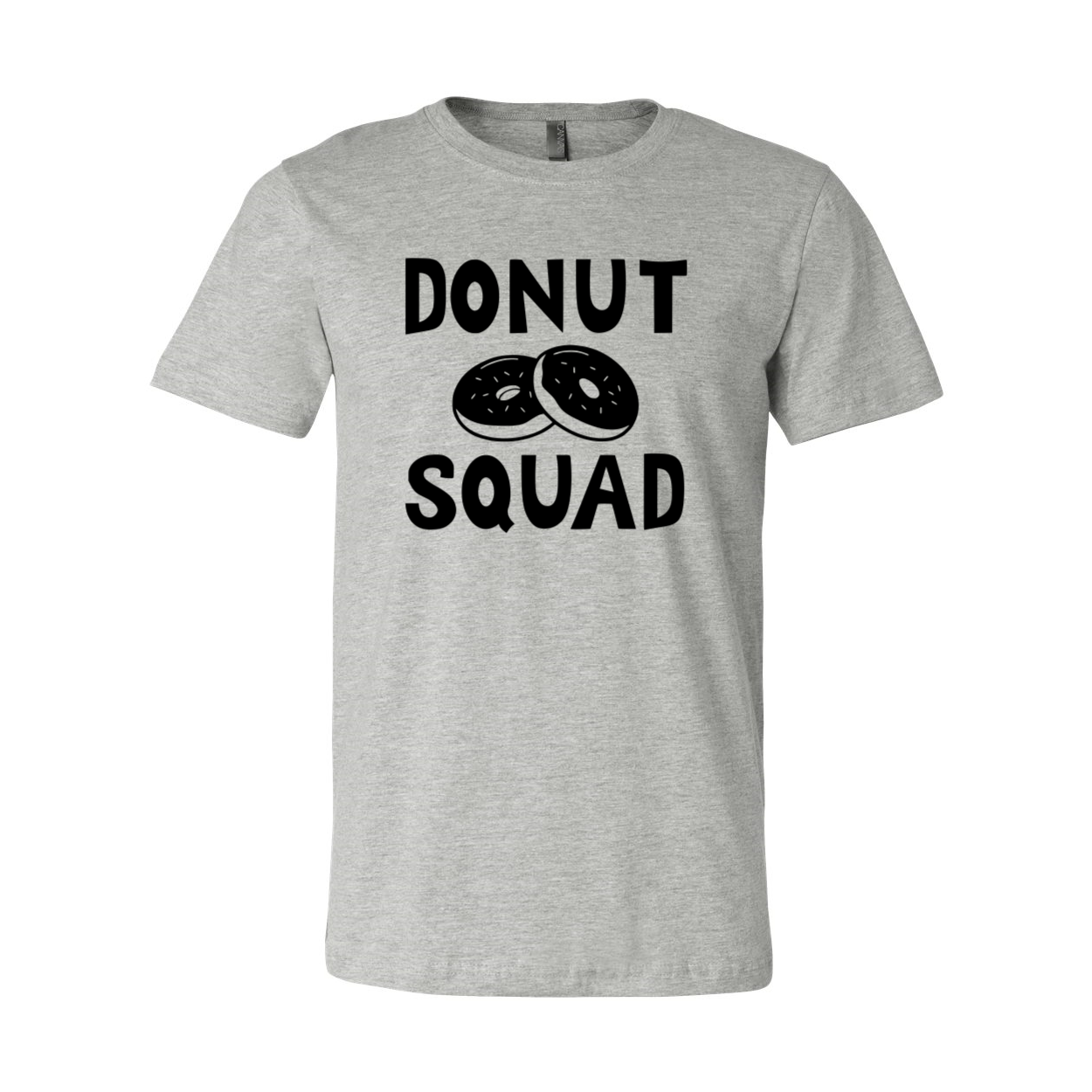 DT0978 Donut Squad Unisex T-shirt in various colors, showcasing its soft fabric and stylish design.