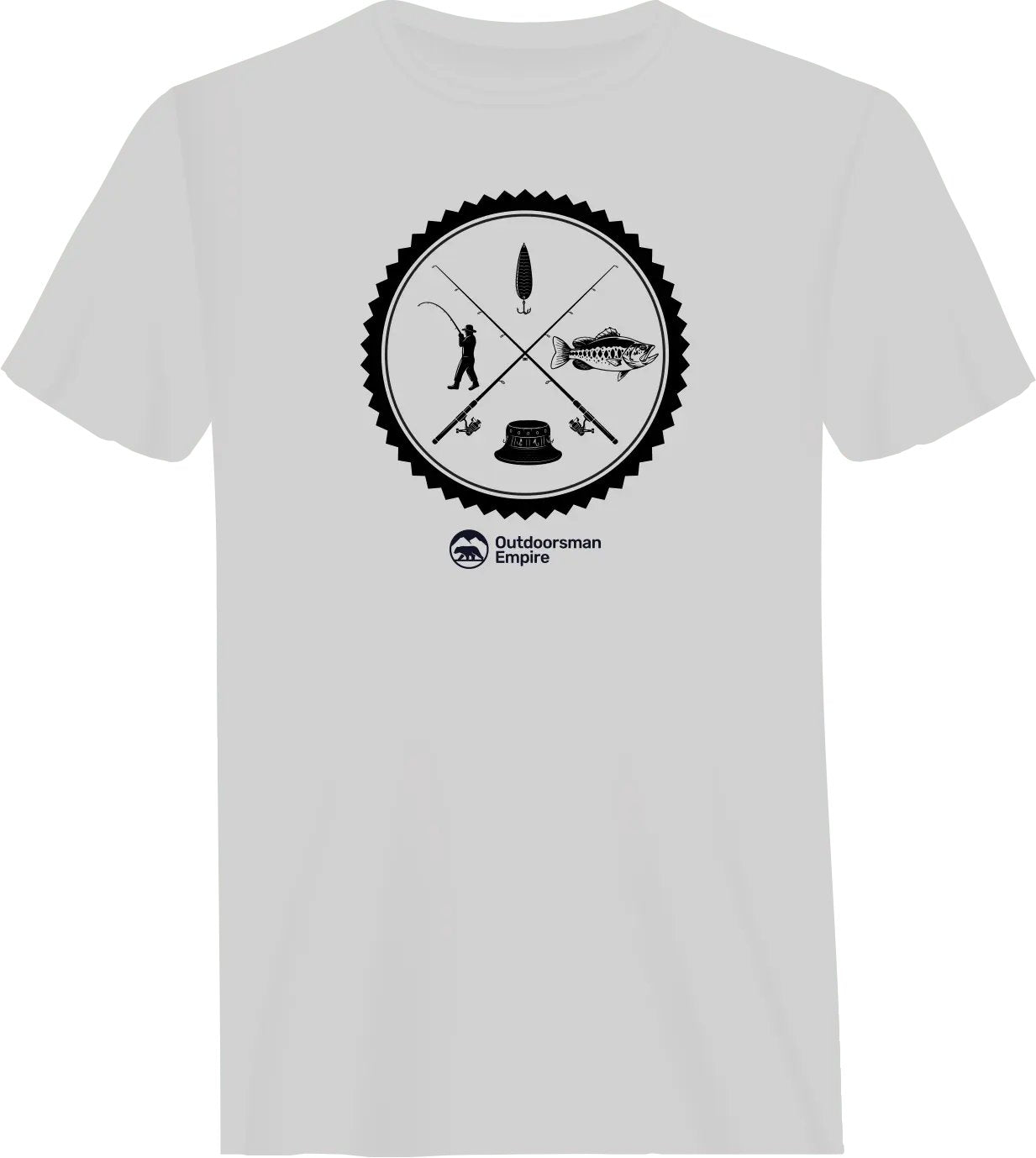 Fishing Vintage v2 T-Shirt for Men in various colors, showcasing its soft fabric and modern fit.