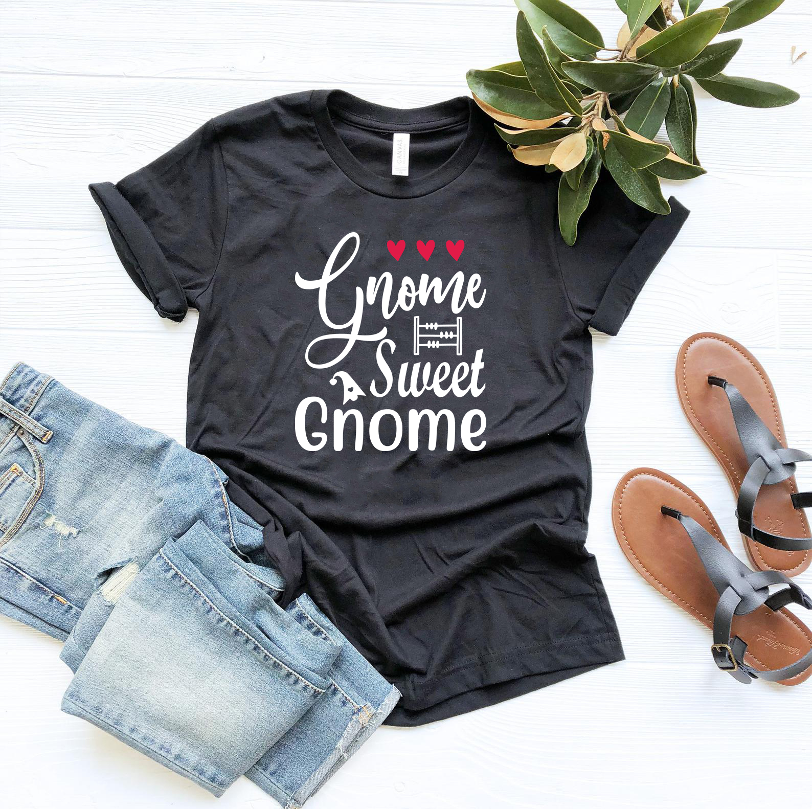 Gnome Sweet Gnome Shirt displayed in various colors, showcasing its comfortable fabric and stylish design.