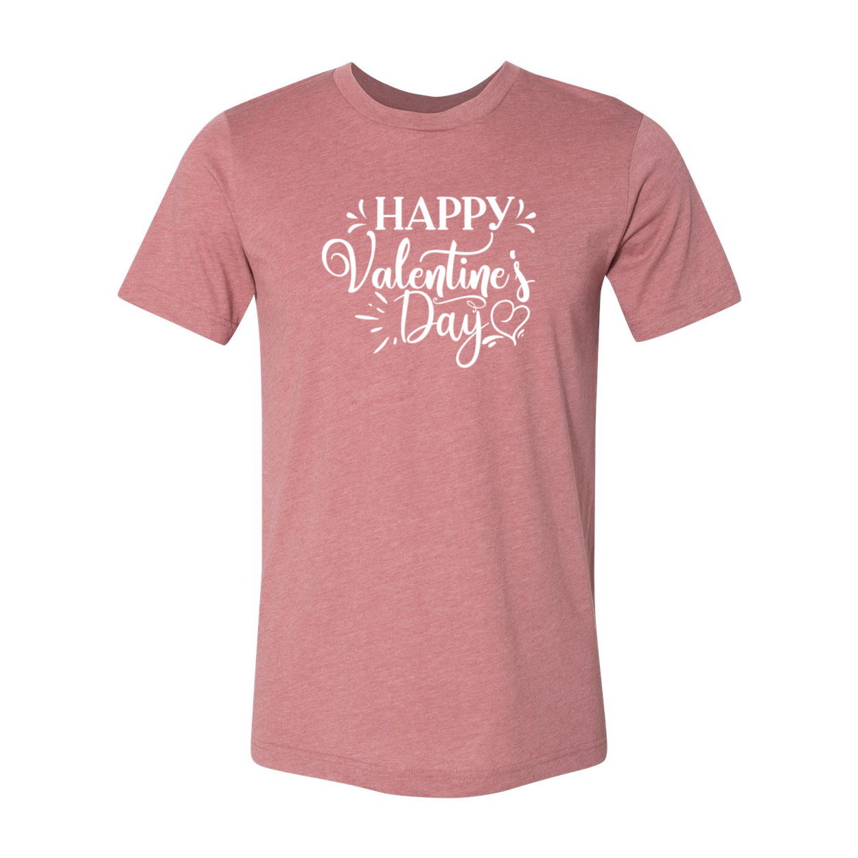 Happy Valentine Day Shirt in various colors, showcasing its soft fabric and stylish design.