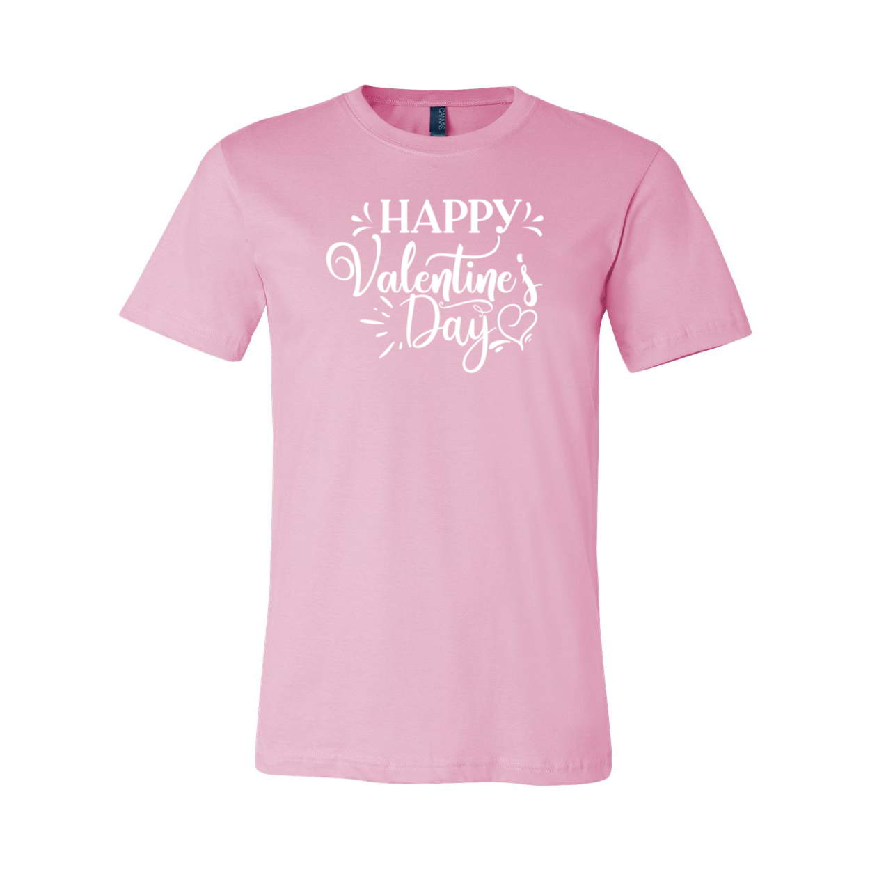 Happy Valentine Day Shirt in various colors, showcasing its soft fabric and stylish design.