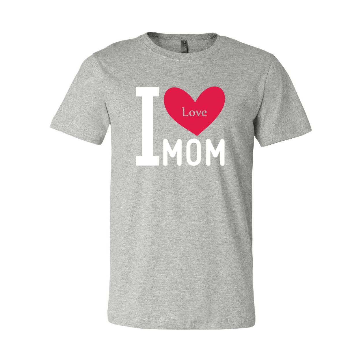 I Love My Mom Shirt in various colors, showcasing its soft fabric and stylish design.