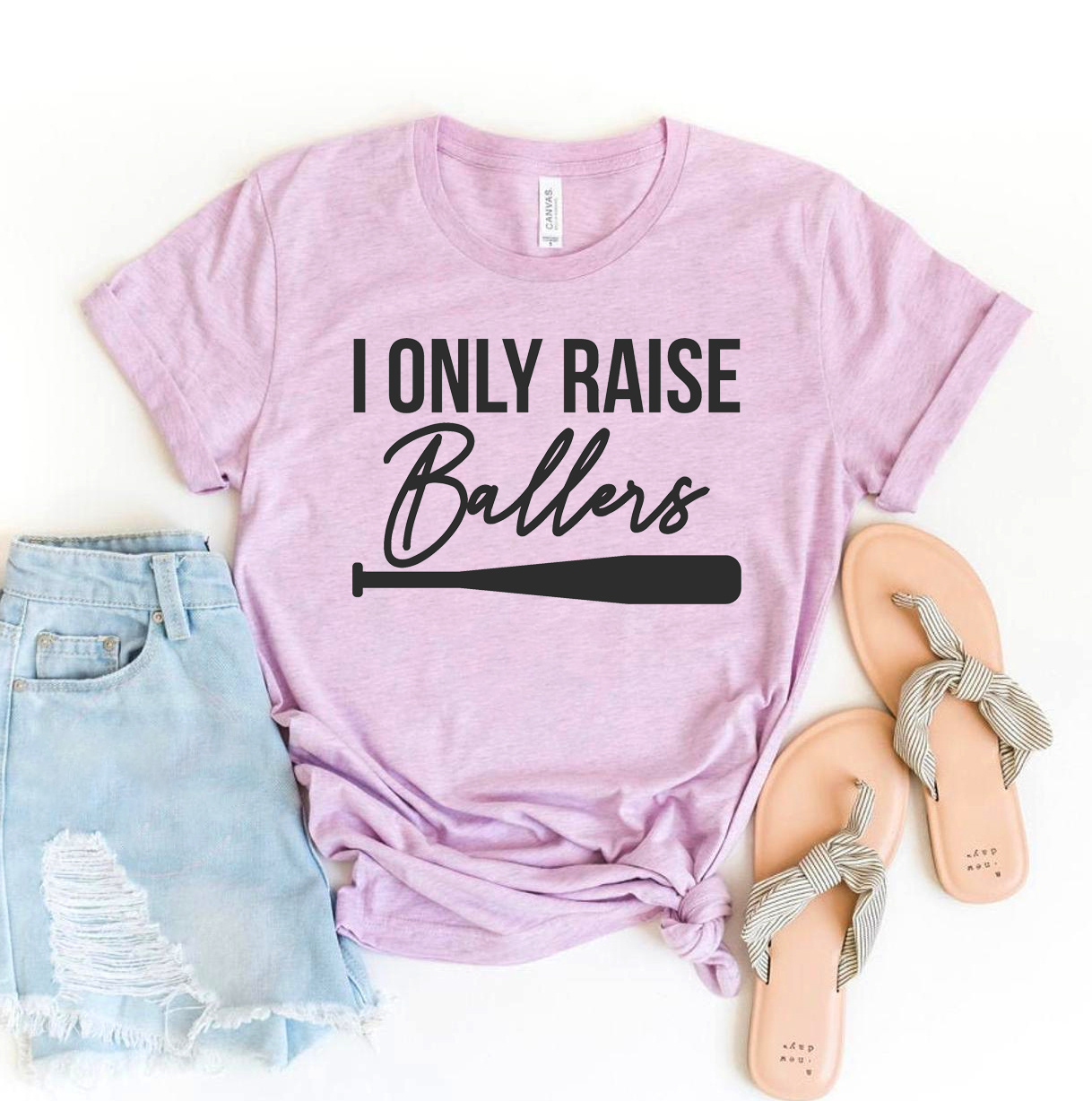 I Only Raise Ballers T-shirt made from premium ring spun cotton with a stylish design and high-quality print.