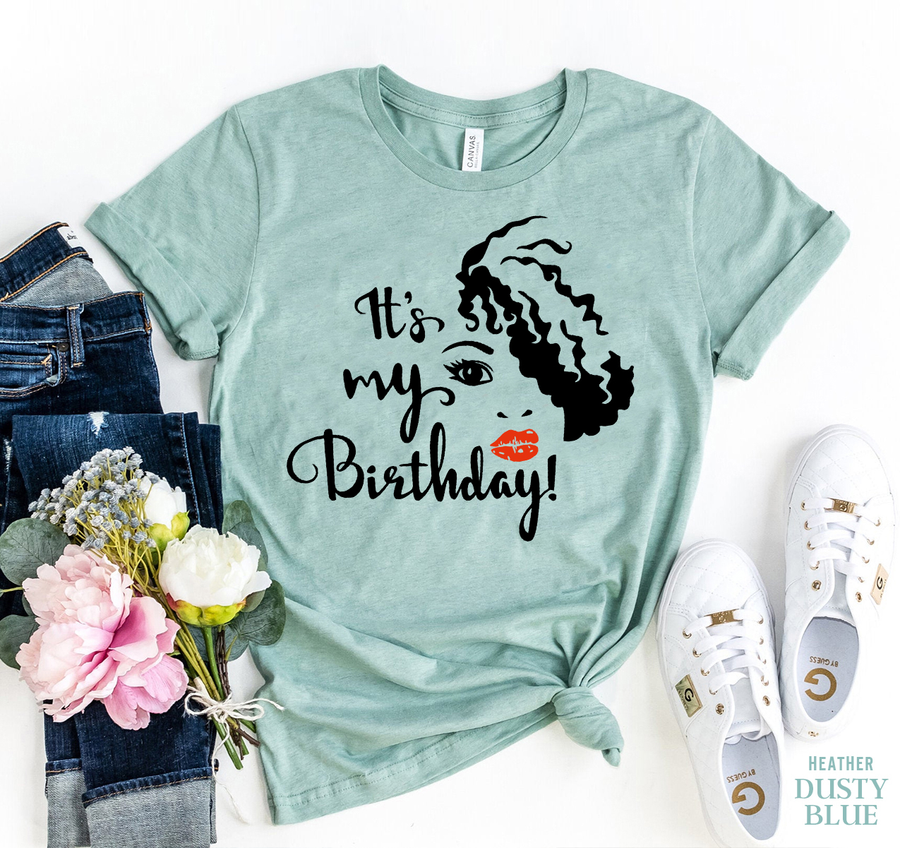 It's My Birthday T-shirt made from premium ring spun cotton, featuring a vibrant print and available in various sizes.