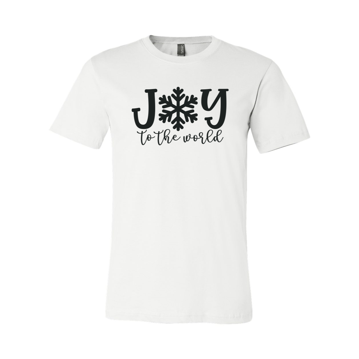 Joy Of The World Shirt displayed in multiple colors, showcasing its soft fabric and classic crew neck design.