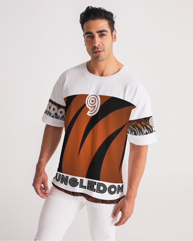 JungleDom Mens Tee displayed on a mannequin, showcasing its relaxed fit and stylish design.