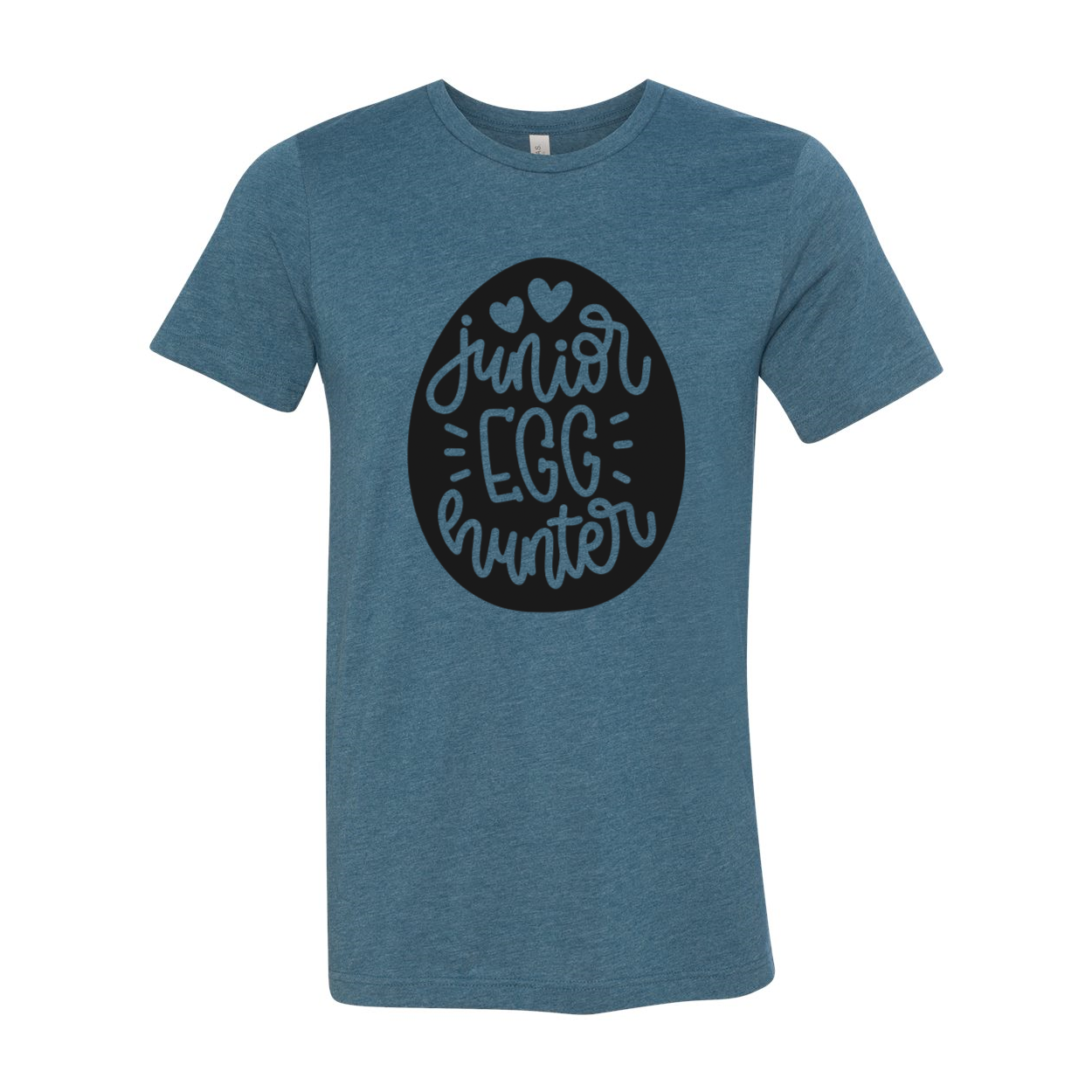 Junior Egg Unisex T-shirt in various colors, showcasing its soft fabric and stylish design.