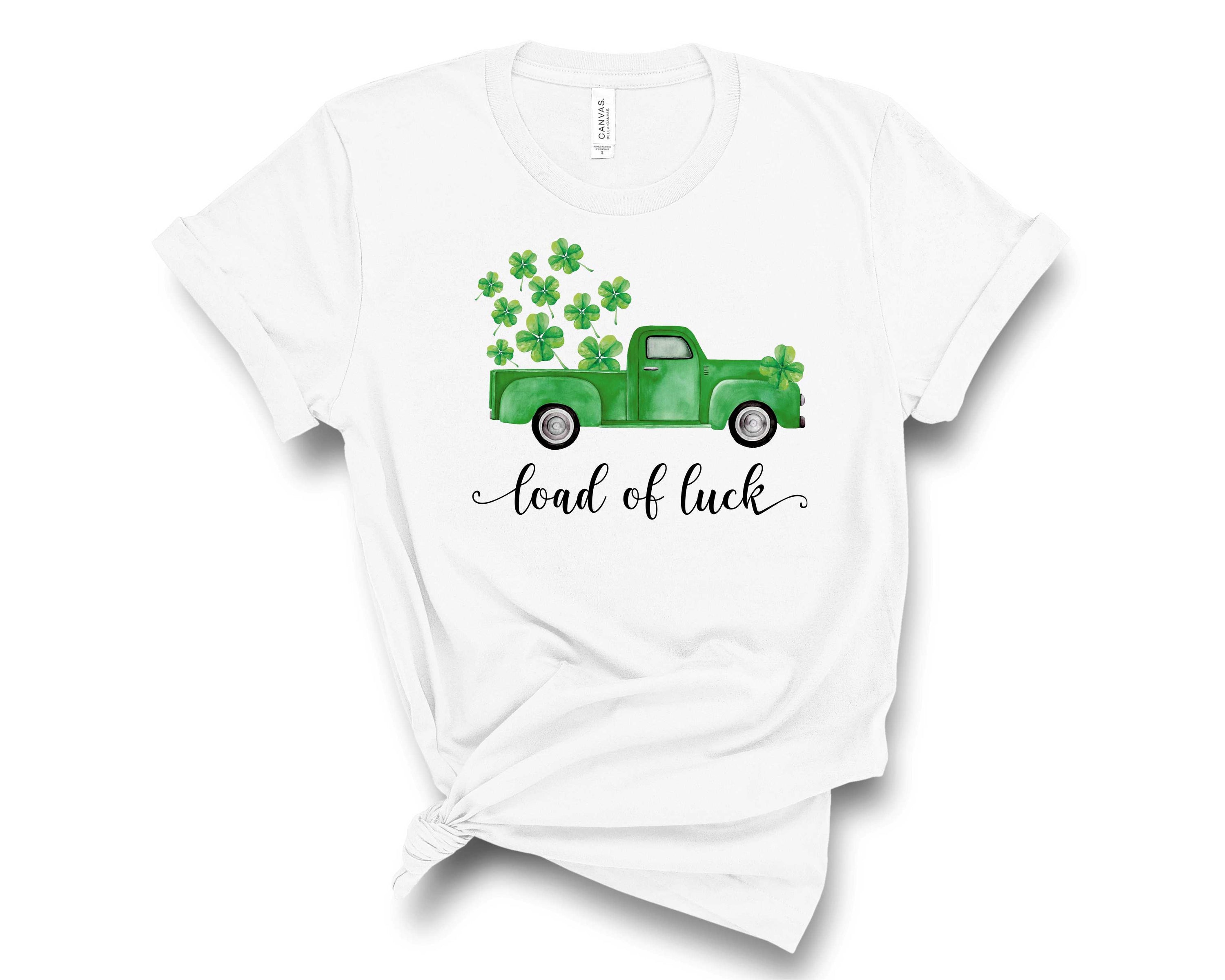 Load of Luck Graphic Tee featuring a vibrant design, suitable for unisex wear, made from soft fabric.