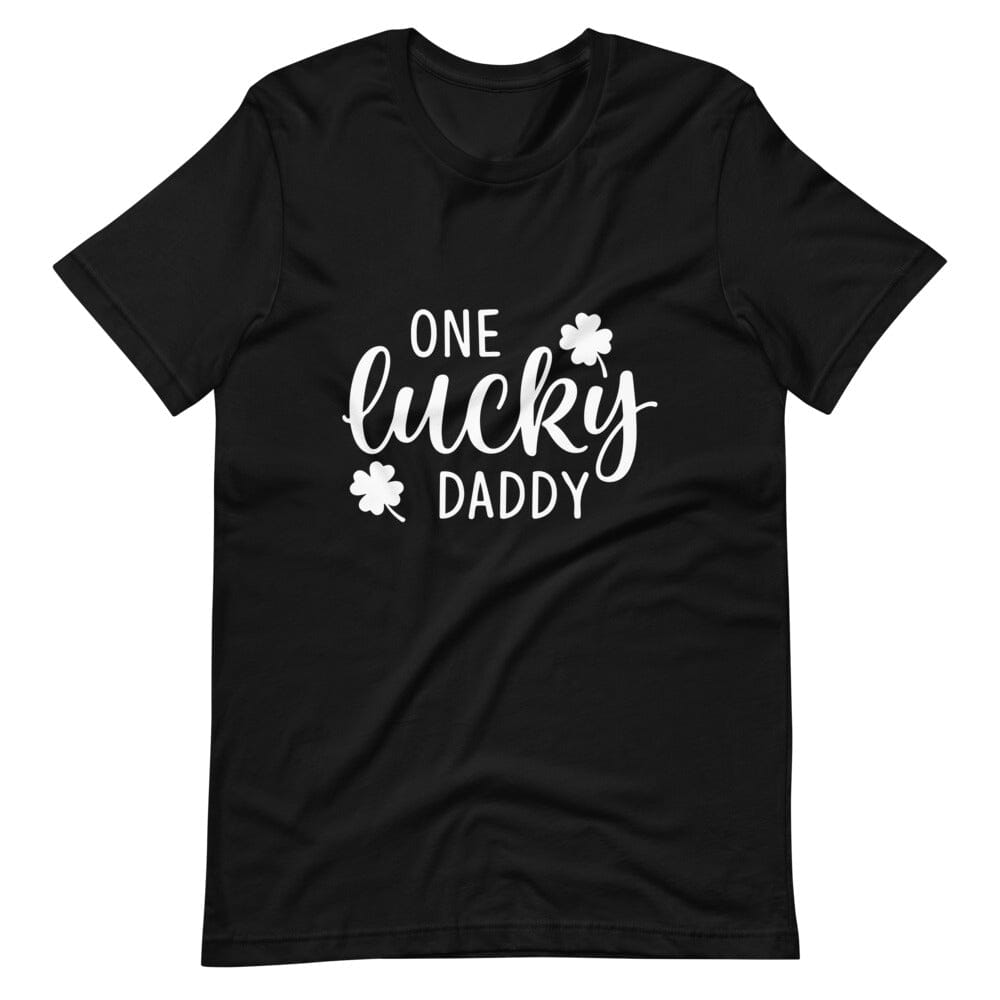 A stylish Lucky Daddy Tee in a solid color, showcasing its comfortable fabric and modern fit, perfect for casual wear.