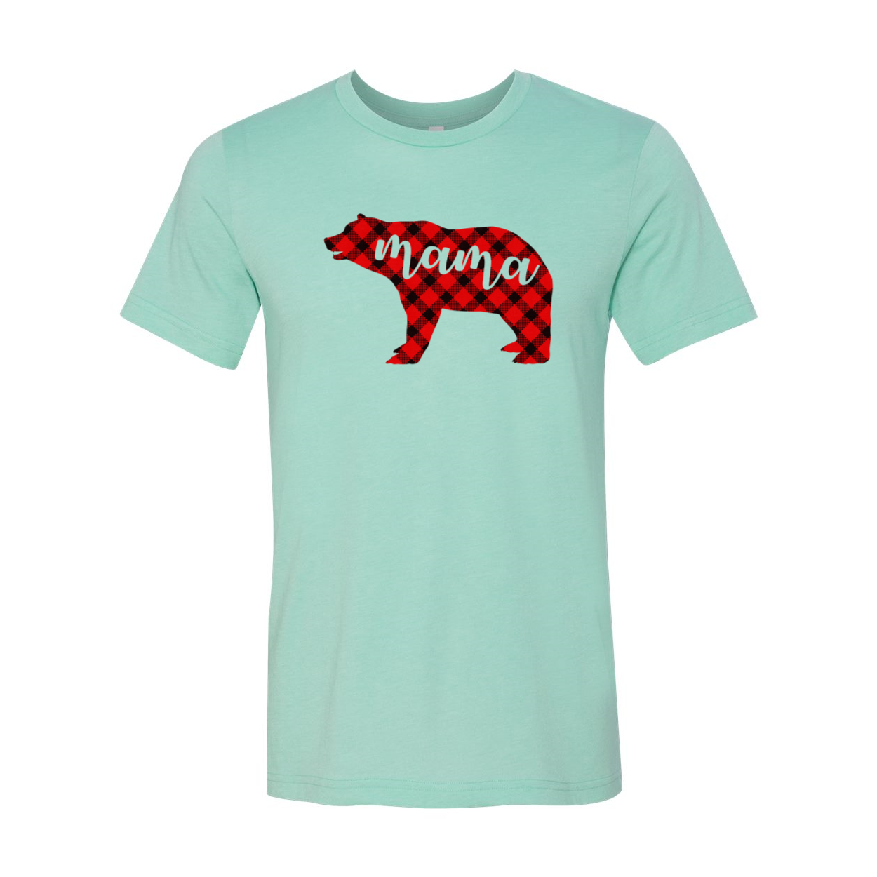 Mama Bear Shirt in various colors, showcasing its unisex design and high-quality print.