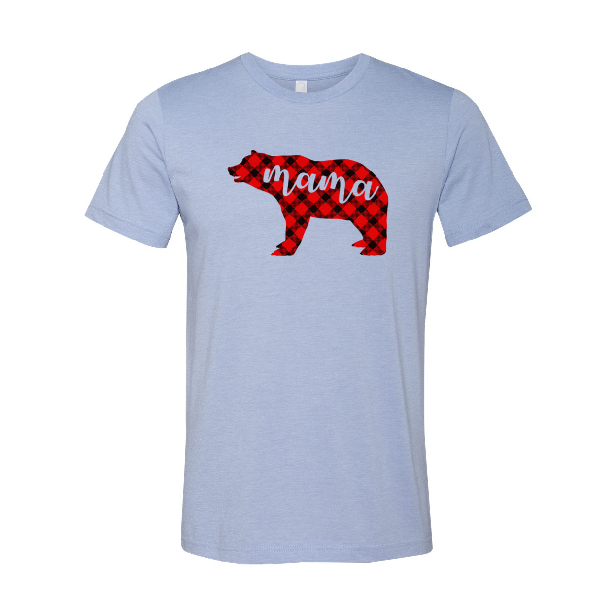 Mama Bear Shirt in various colors, showcasing its unisex design and high-quality print.