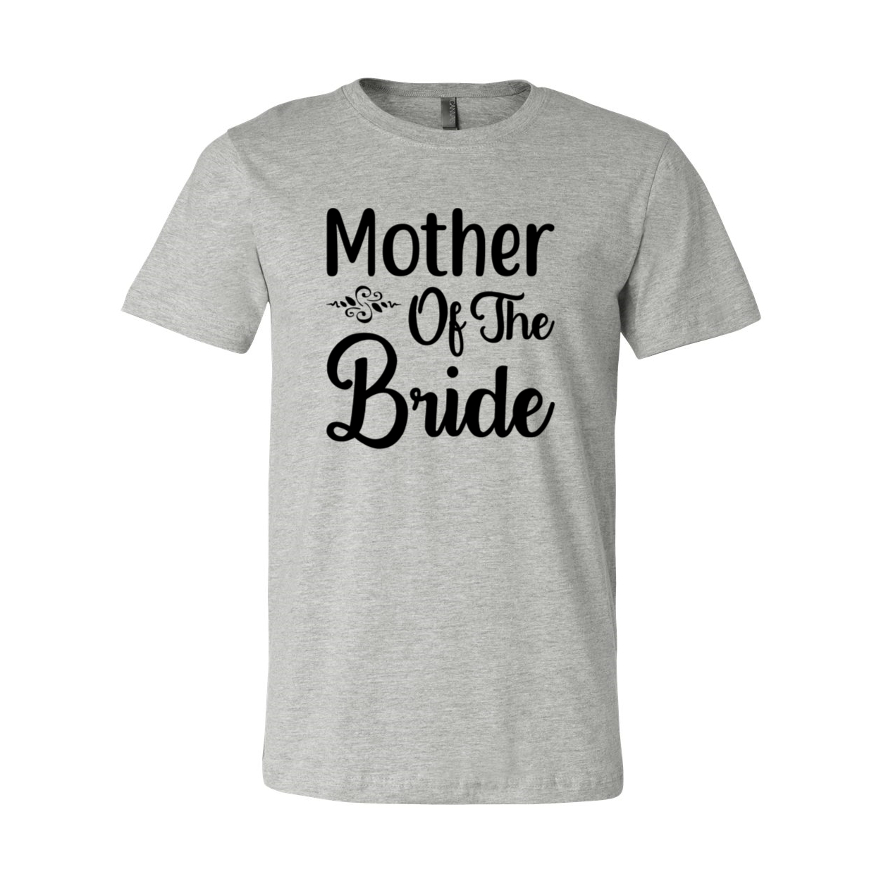 A stylish Mother Of The Bride Shirt made from soft ring spun cotton, available in multiple colors and sizes.
