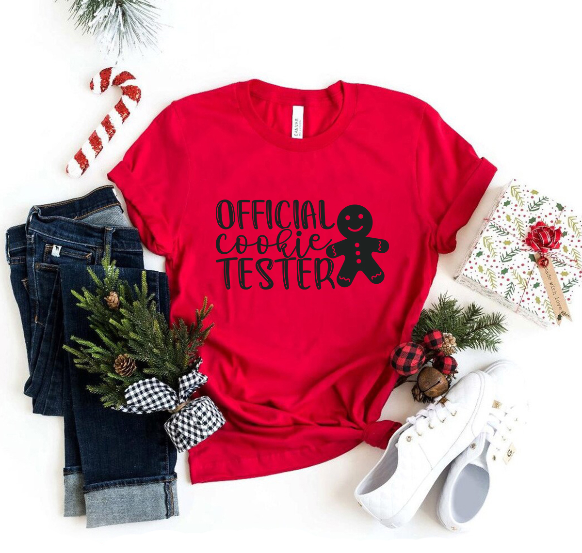 Official Cookie Tester Shirt in various colors, showcasing its comfortable fabric and stylish design.
