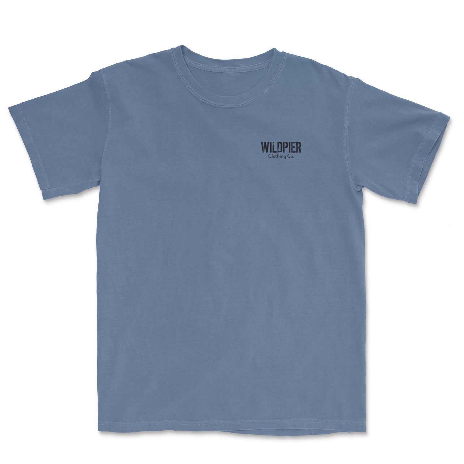 ROR Short Sleeve shirt in Blue Jean color, featuring off-road park design, perfect for outdoor adventures.