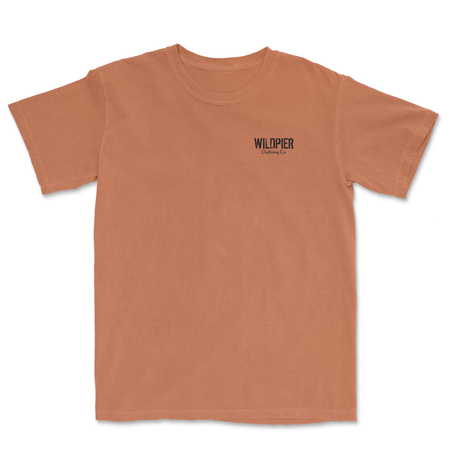 A vibrant ROR Short Sleeve t-shirt in Yam color, showcasing off-road adventure themes, perfect for outdoor enthusiasts.
