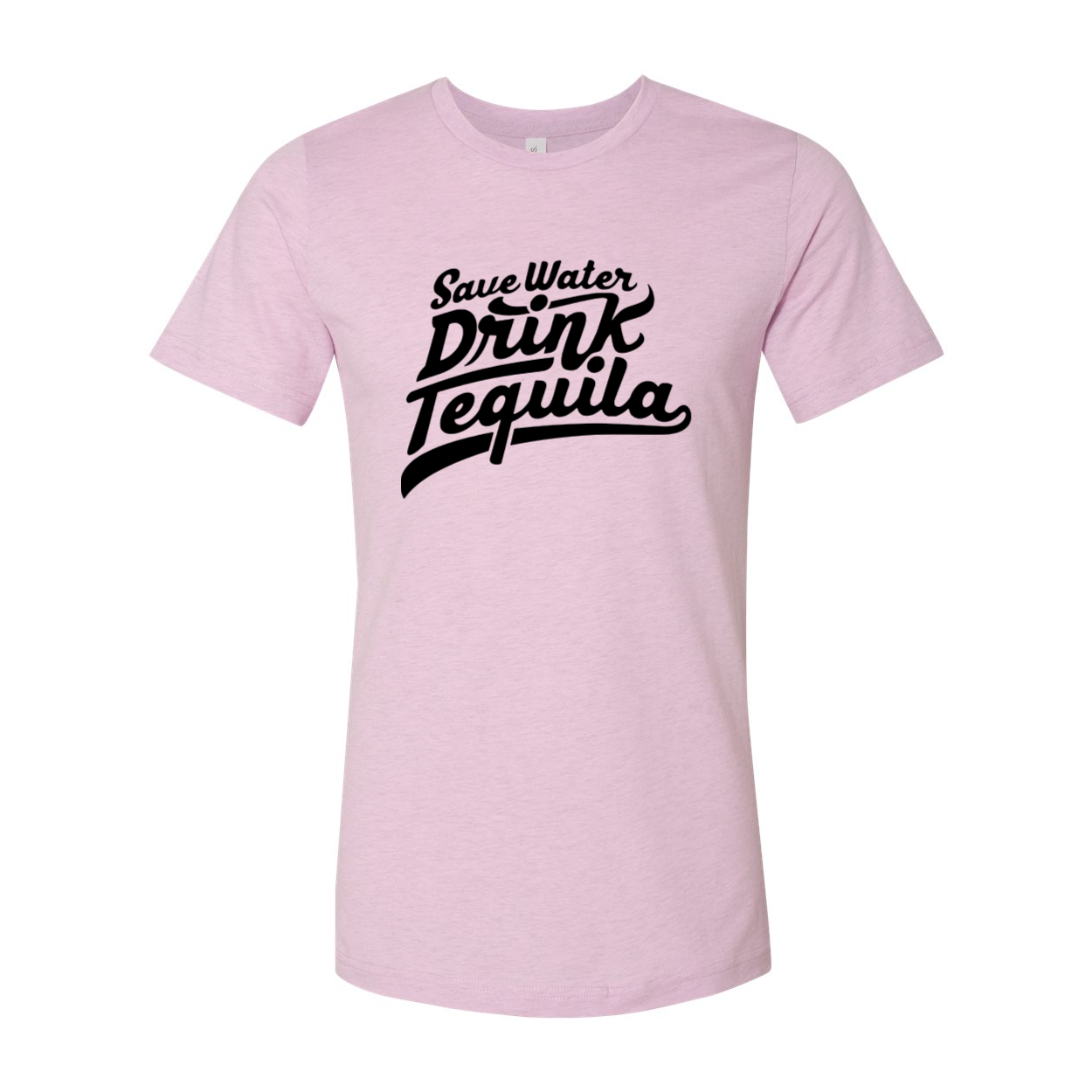 A stylish unisex Save Water Drink Tequila Shirt in various colors, made from soft ring spun cotton, featuring a humorous print.