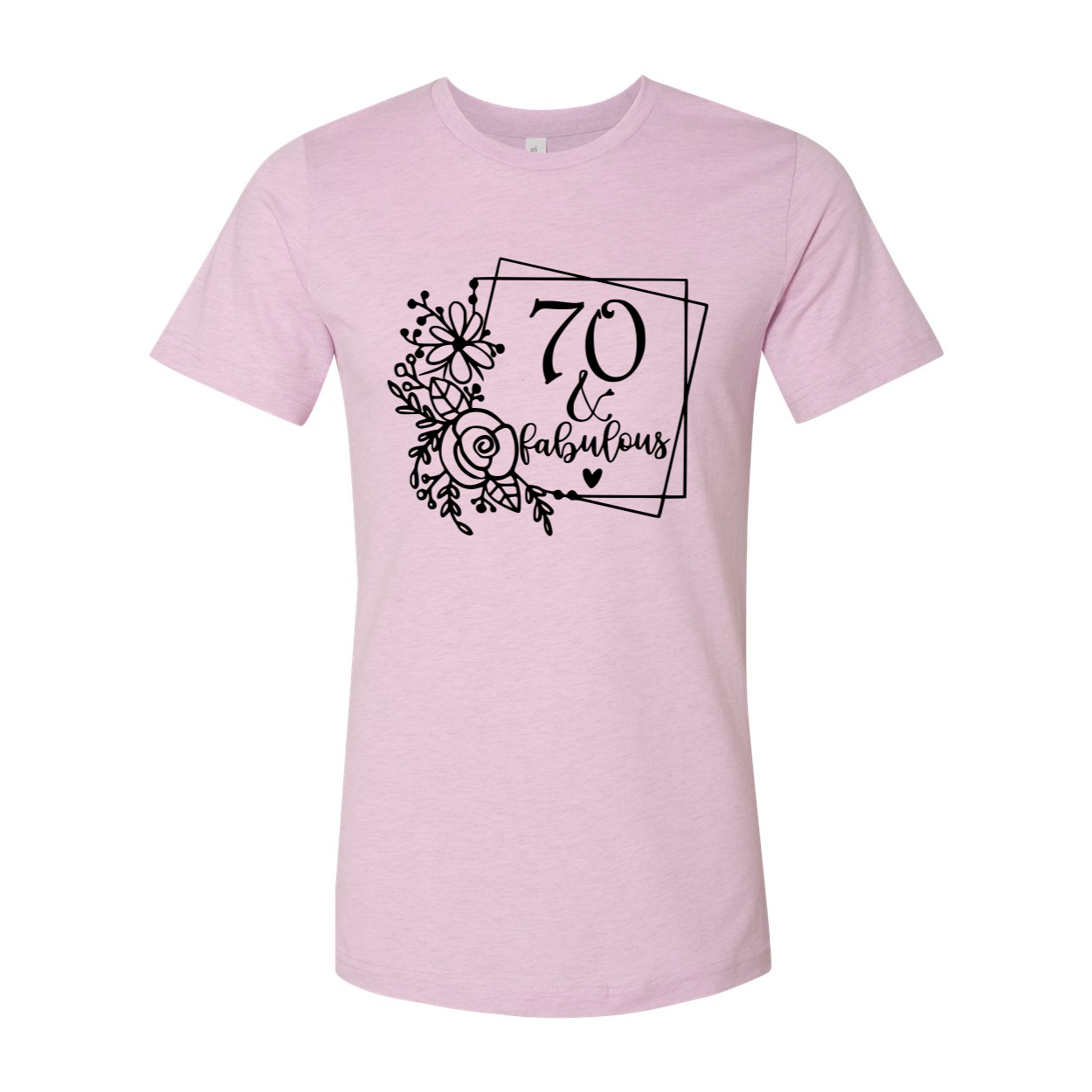Seventy And Fabulous Shirt in various colors, showcasing its unisex design and soft fabric.