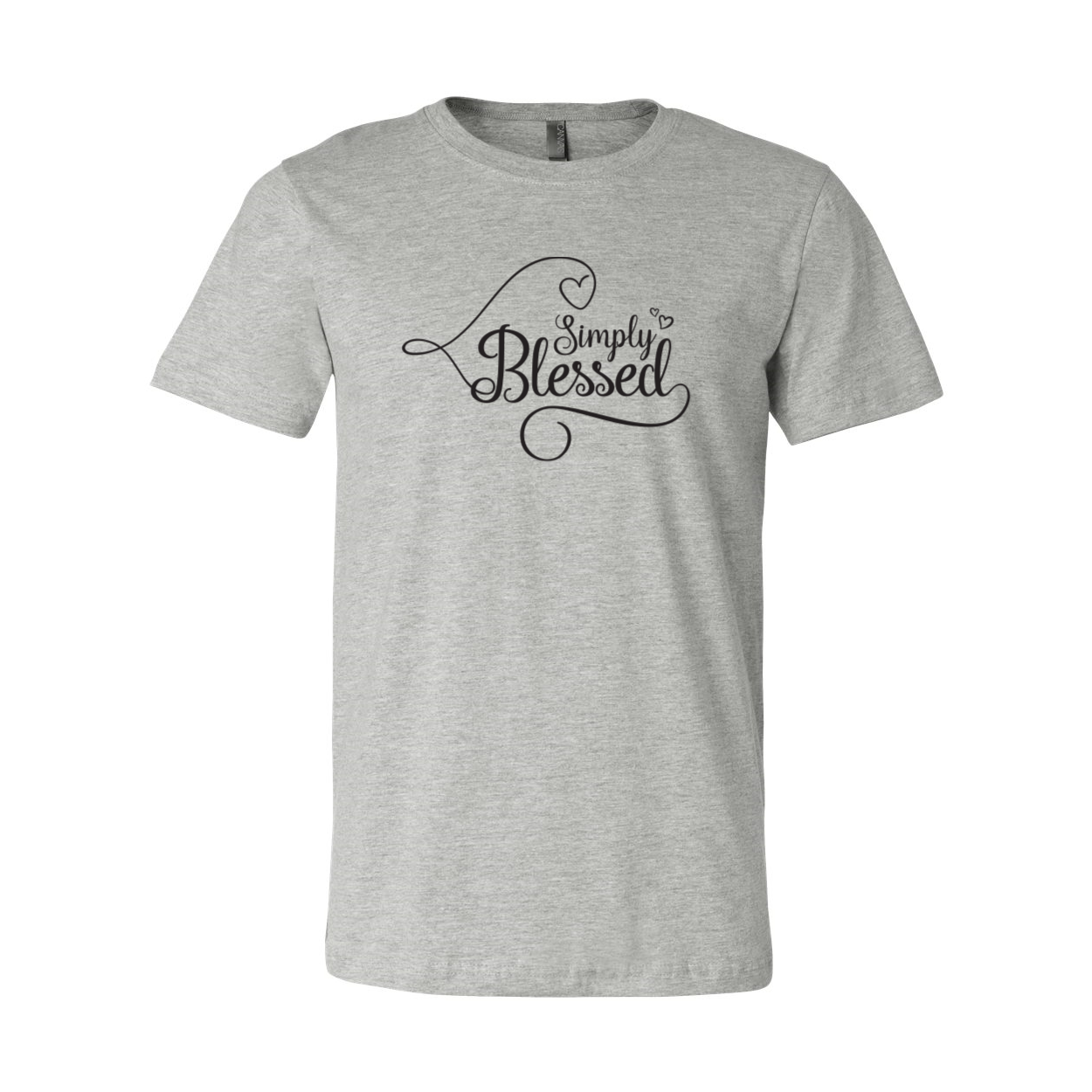 Simply Blessed Shirt in various colors, showcasing its comfortable fit and high-quality print.
