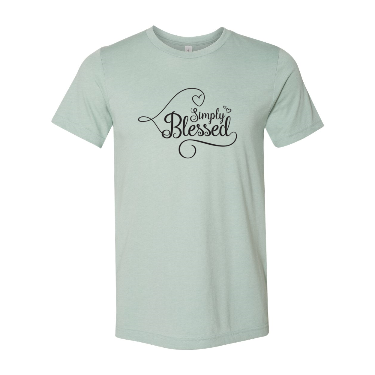 Simply Blessed Shirt in various colors, showcasing its comfortable fit and high-quality print.