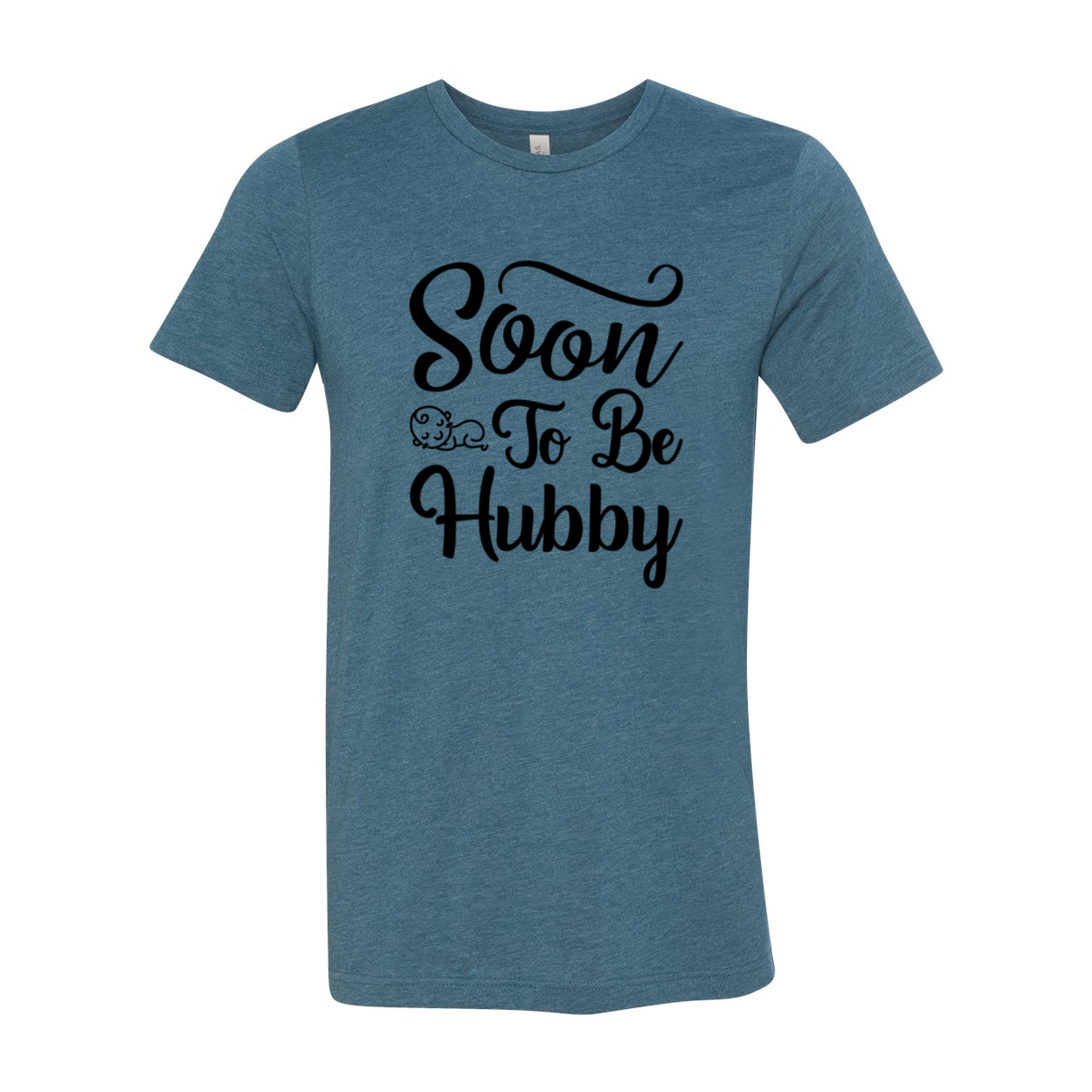 A stylish Soon To Be Hubby Shirt in various colors, showcasing its soft fabric and modern design.