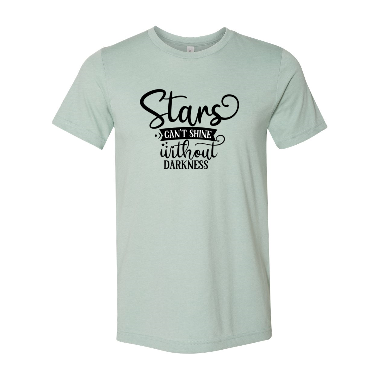 Unisex Stars Can't Shine Without Darkness Shirt in various colors, showcasing its soft fabric and stylish design.